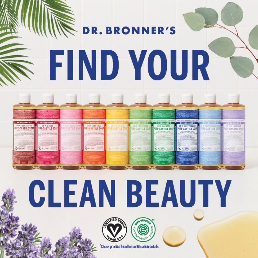image:imageDr Bronners PureCastile Liquid Soap Baby Unscented 32 OunceUnscented