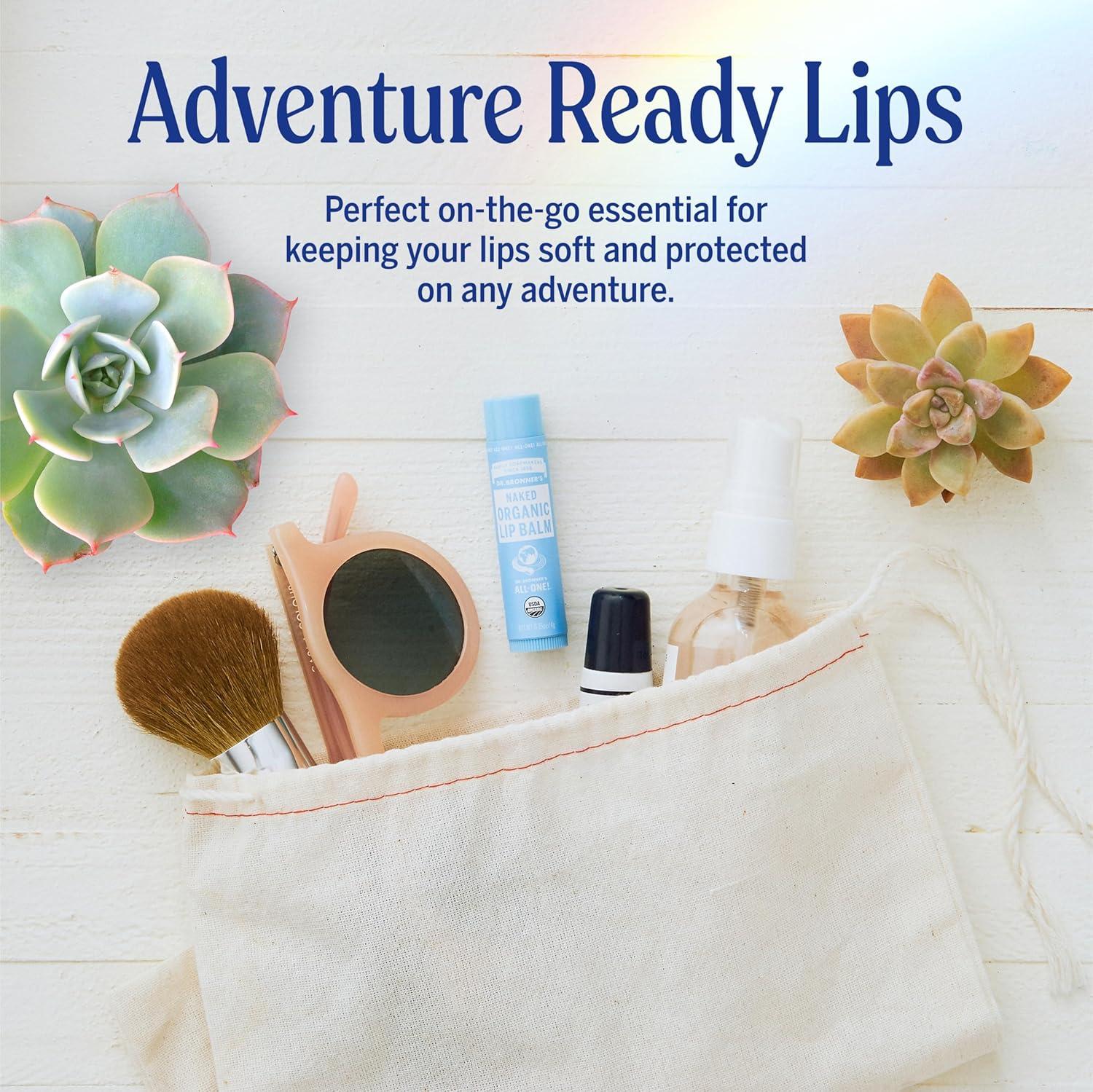 image:imageDr Bronners Organic Lip Balm 6Pack 15oz Natural Moisturizinging PetroleumFree Lip Balm with Beeswax amp Avocado Oil for Dry Lips Men amp Women Lemon LimeOrange Ginger Peppermint Lemon Lime