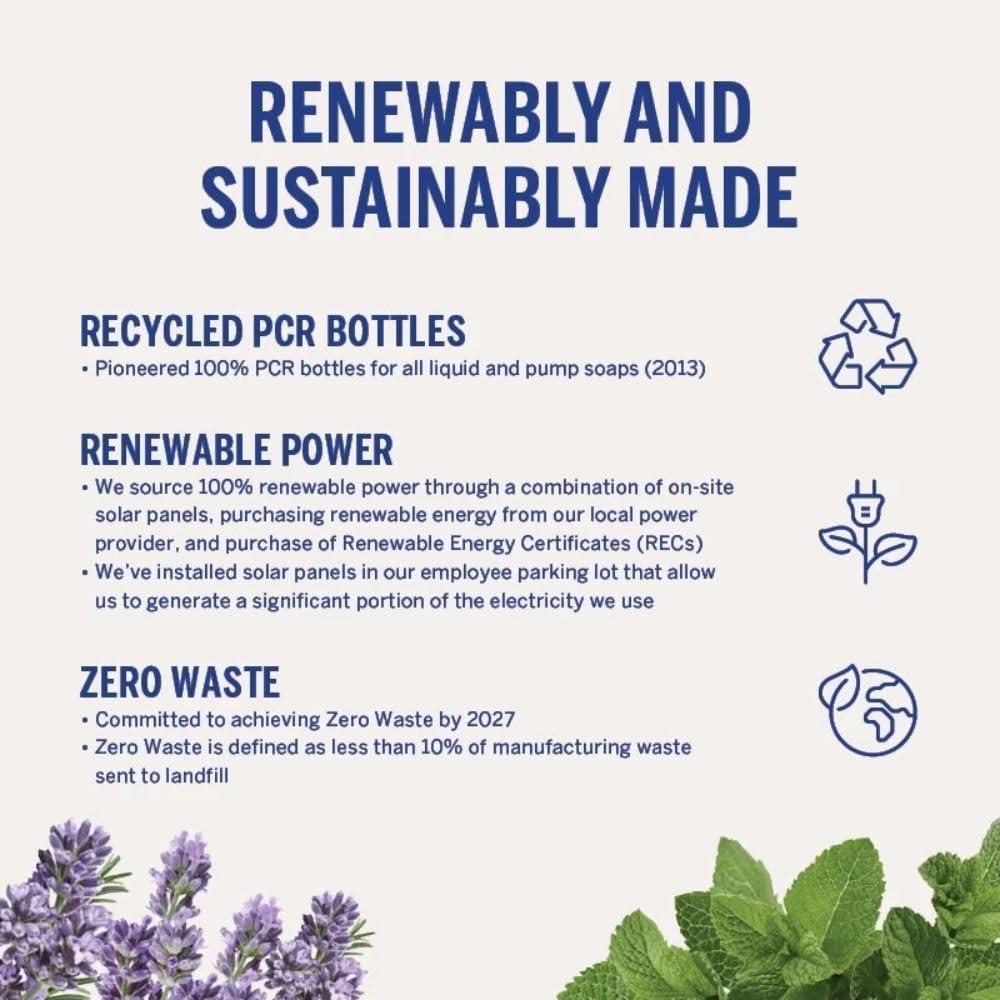 image:imageDr Bronners PureCastile Liquid Soap Made with Organic Oils 18in1 Uses Face Body Hair Laundry Pets and Dishes Concentrated Vegan NonGMO Lavender 32 OzLavender