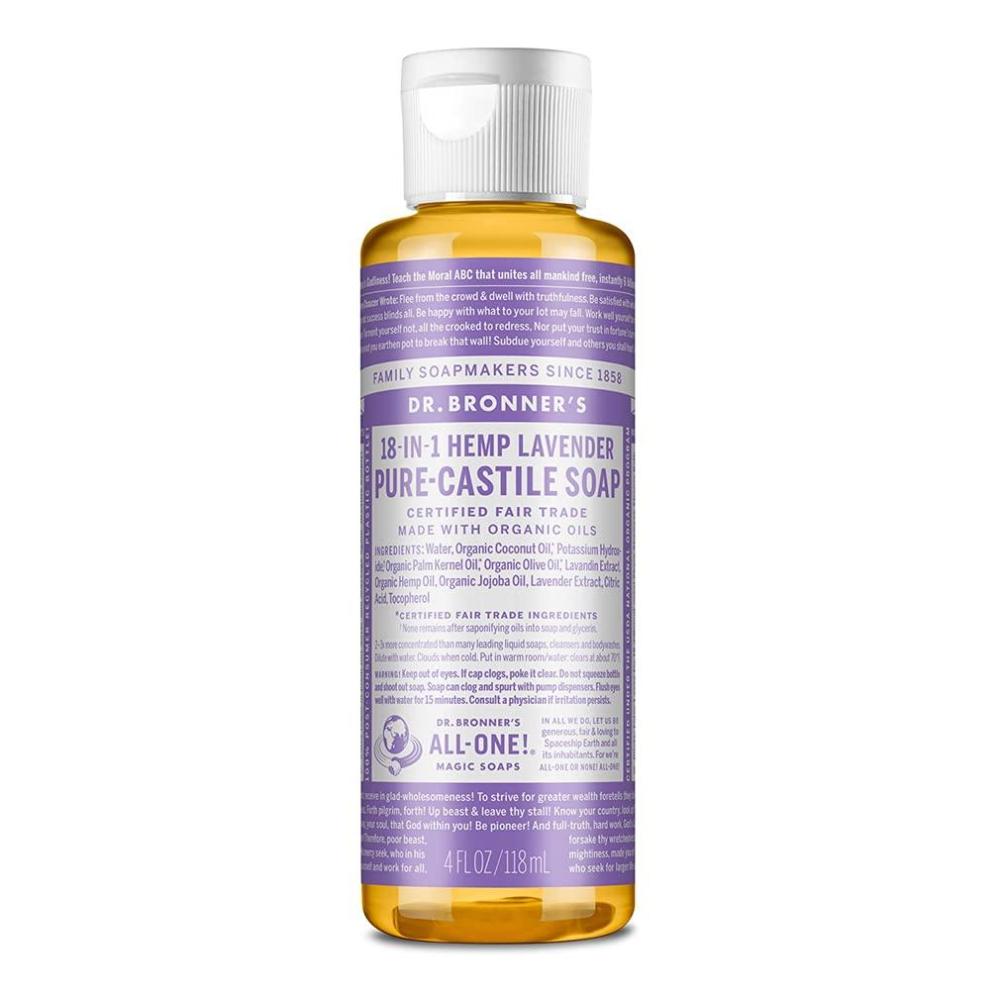 image:imageDr Bronners Magic Soap PureCastile Liquid Soap Eucalyptus 32 ounce 2Pack Regenerative Organic Certified Oils 18in1 Uses Body Hair Laundry Pets amp Dishes Concentrated Vegan NonGMOLavender