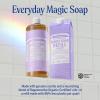 Dr. Bronner’s Pure-Castile Liquid Magic Soap Bottle & Refill Carton – Made with Regenerative Organic Certified Oils, 86% Less Plastic per Quart – For Face, Body Wash, Hand Soap Refill- Lavender, 32oz(Lavender)