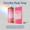 Dr. Bronner’s Pure-Castile Liquid Magic Soap Bottle & Refill Carton – Made with Regenerative Organic Certified Oils, 86% Less Plastic per Quart – For Face, Body Wash, Hand Soap Refill- Lavender, 32oz(Rose)