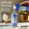 Dr. Bronner’s Pure-Castile Liquid Magic Soap Bottle & Refill Carton – Made with Regenerative Organic Certified Oils, 86% Less Plastic per Quart – For Face, Body Wash, Hand Soap Refill- Lavender, 32oz(Peppermint)
