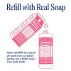Dr. Bronner’s Pure-Castile Liquid Magic Soap Refill – Made with Regenerative Organic Certified Oils, 86% Less Plastic – 18-in-1 Uses for Face, Body Wash, Hand Soap Refill & More – Peppermint, 32oz(Rose)