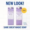 Dr. Bronner’s Pure-Castile Liquid Magic Soap Refill – Made with Regenerative Organic Certified Oils, 86% Less Plastic – 18-in-1 Uses for Face, Body Wash, Hand Soap Refill & More – Peppermint, 32oz(Lavender)