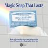 Dr. Bronner’s Pure-Castile Magic Bar Soap (Baby Unscented, 5 oz, 6-Pack) – Made with Regenerative Organic Certified Oils, For Face, Body & Hair, Gentle for Sensitive Skin – Vegan, Non-GMO(5 Ounce (Pack of 12))