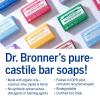 Dr. Bronner’s Pure-Castile Magic Bar Soap- Made with Regenerative Organic Certified Oils- For Face, Body, Hair, Vegan Soap Bars for Men & Women- Variety 3-Pack, Peppermint Lavender, Unscented(5 Ounce (Pack of 8))