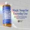 Dr. Bronner’s Pure-Castile Magic Liquid Soap – Made with Regenerative Organic Certified Oils- 18-in-1 Uses for Face, Body, Hand, Hair, Laundry & More- Vegan, Non-GMO- Body Wash- Peppermint,32oz(32 Fl Oz (Pack of 1))