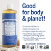 Dr. Bronner’s Pure-Castile Magic Liquid Soap – Made with Regenerative Organic Certified Oils- 18-in-1 Uses for Face, Body, Hand, Hair, Laundry & More- Vegan, Non-GMO- Body Wash- Peppermint,32oz(25 Fl Oz (Pack of 1))