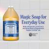 Dr. Bronner’s Pure-Castile Magic Liquid Soap – Made with Regenerative Organic Certified Oils- 18-in-1 Uses for Face, Body, Hand, Hair, Laundry & More- Vegan, Non-GMO- Body Wash- Peppermint,32oz(64 Fl Oz (Pack of 1))