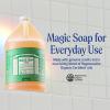 Dr. Bronner’s Pure-Castile Magic Liquid Soap (Almond, 16 Ounce, 2-Pack)- Made with Regenerative Organic Certified Oils, 18-in1 Uses: Face, Hair, Hand & Body Soap, Laundry, Pets- Concentrated, Vegan(128 Fl Oz (Pack of 1))