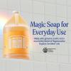 Dr. Bronner’s Pure-Castile Magic Liquid Soap (Citrus, 16 Ounce, 2-Pack)- Made with Regenerative Organic Certified Oils, 18-in1 Uses: Face, Hair, Hand & Body Soap, Laundry, Pets- Concentrated, Vegan(128 Fl Oz (Pack of 1))