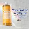 Dr. Bronner’s Pure-Castile Magic Liquid Soap Made with Regenerative Organic Oils, Vegan, Concentrated, Body Wash- For Face, Hair, Laundry – 32oz Variety 3-Pack (Peppermint, Baby Unscented, Lavender)(Almond  Citrus  Tea Tree)