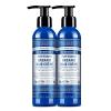 Dr. Bronner’s – Organic Hair Crème (Peppermint, 6 Ounce, 2-Pack) – Leave-In Conditioner and Styling Cream, Made with Organic Oils, Hair Cream Supports Shine and Strength, Nourishes Scalp, Non-GMO(Peppermint)