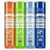 Dr. Bronner’s Organic Lip Balm 6-Pack (.15oz) Natural, Moisturizinging, Petroleum-Free Lip Balm with Beeswax & Avocado Oil for Dry Lips, Men & Women – Lemon Lime(Orange Ginger  Peppermint  Lemon Lime)