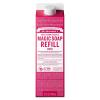 Dr. Bronner’s Pure-Castile Liquid Magic Soap Refill – Made with Regenerative Organic Certified Oils, 86% Less Plastic – 18-in-1 Uses for Face, Body Wash, Hand Soap Refill & More – Peppermint, 32oz(Rose)