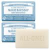 Dr. Bronner’s Pure-Castile Magic Bar Soap (Baby Unscented, 5 oz, 6-Pack) – Made with Regenerative Organic Certified Oils, For Face, Body & Hair, Gentle for Sensitive Skin – Vegan, Non-GMO(5 Ounce (Pack of 2))