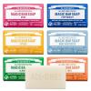 Dr. Bronner’s Pure-Castile Magic Bar Soap- Made with Regenerative Organic Certified Oils- For Face, Body, Hair, Vegan Soap Bars for Men & Women- Variety 3-Pack, Peppermint Lavender, Unscented(5 Ounce (Pack of 6))