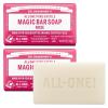 image:imageDr Bronners PureCastile Magic Bar Soaps  Made with Regenerative Organic Certified Oils  For Face Body Hair Vegan Soap Bars for Men amp Women  Eucalyptus 2 pack 5 oz5 Ounce Pack of 2