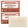 Dr. Bronner’s Pure-Castile Magic Bar Soaps – Made with Regenerative Organic Certified Oils – For Face, Body, Hair- Vegan Soap Bars for Men & Women – Eucalyptus 2 pack, 5 oz(10 Ounce (Pack of 1))