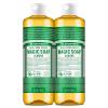 Dr. Bronner’s Pure-Castile Magic Liquid Soap (Almond, 16 Ounce, 2-Pack)- Made with Regenerative Organic Certified Oils, 18-in1 Uses: Face, Hair, Hand & Body Soap, Laundry, Pets- Concentrated, Vegan(16 Fl Oz (Pack of 2))