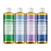 Dr. Bronner’s Pure-Castile Magic Liquid Soap Made with Regenerative Organic Oils, Vegan, Concentrated, Body Wash- For Face, Hair, Laundry – 32oz Variety 3-Pack (Peppermint, Baby Unscented, Lavender)(Almond  Lavender  Baby Unscented  & Peppermint)