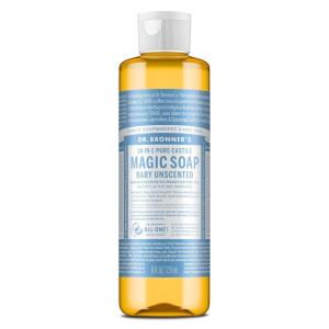 Dr. Bronner’s – Pure-Castile Liquid Soap (Baby Unscented, 32 Ounce)(Unscented)