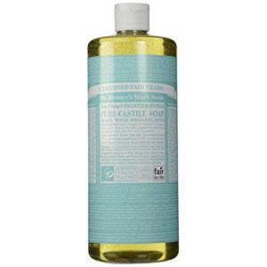 Dr. Bronner’s Pure-Castile Magic Liquid Soap Made with Regenerative Organic Oils, Vegan, Concentrated, Body Wash- For Face, Hair, Laundry – 32oz Variety 3-Pack (Peppermint, Baby Unscented, Lavender)(Unscented)