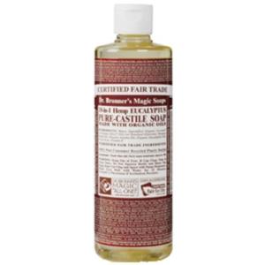 Dr. Bronner’s Pure-Castile Magic Liquid Soap Made with Regenerative Organic Oils, Vegan, Concentrated, Body Wash- For Face, Hair, Laundry – 32oz Variety 3-Pack (Peppermint, Baby Unscented, Lavender)(Eucalyptus)