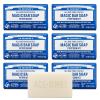 Dr. Bronner’s Pure-Castile Magic Bar Soap (Peppermint, 5oz, 12-Pack) – Made with Regenerative Organic Certified Oils, Soap Bars for Men & Women, Vegan, Cruelty-Free, Non-GMO(5 Ounce (Pack of 6))