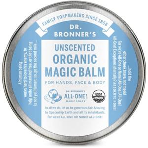 Dr. Bronner’s – Organic Magic Balm (2 oz Variety Pack) Arnica-Menthol & Baby Unscented – Made with Organic Beeswax & Hemp Oil, Moisturizes and Soothes Hands, Face & Body | 2 Count(Baby Unscented)