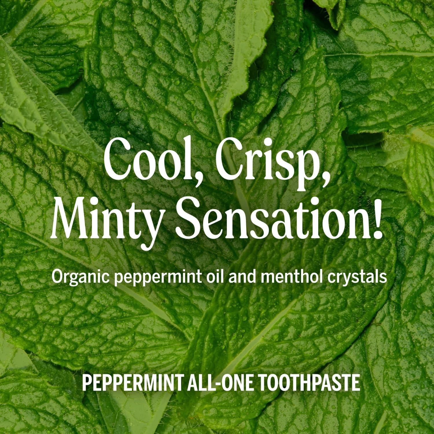 image:imageDr Bronners AllOne Toothpaste Spearmint 5 oz 1Pack FluorideFree Toothpaste for Adults SLSFree 70 Organic amp Natural Ingredients Vegan Helps Freshen Breath Reduce Plaque Whiten TeethPeppermint