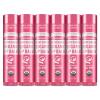 Dr. Bronner’s Organic Lip Balm 6-Pack (.15oz, 6-Pack) Natural, Moisturizing, Petroleum-Free Lip Balm with Beeswax & Avocado Oil for Dry Lips, Men & Women – Cherry Blossom(Cherry Blossom)
