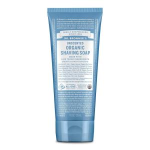 Dr. Bronner’s – Organic Shaving Soap (Peppermint, 7 Ounce) – Certified Organic, Sugar and Shikakai Powder, Soothes and Moisturizes for Close Comfortable Shave, Use on Face, Underarms and Legs(Unscented)